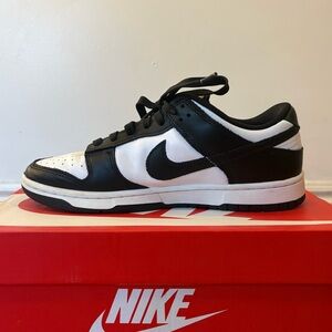 Nike Dunk Low Retro Panda Black White Men’s 9 EUC w/ Box DD1391-100